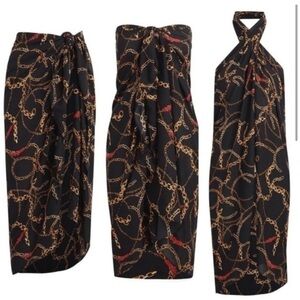 NEW Walter Baker Paradise Sarong color Ibiza Chain, OS